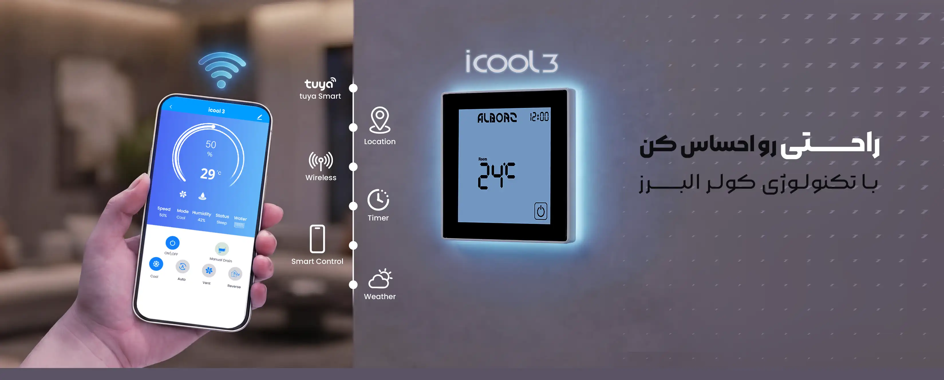 کولر سلولزی پلیمری 15000 روبروزن NTAC3/150F Plus