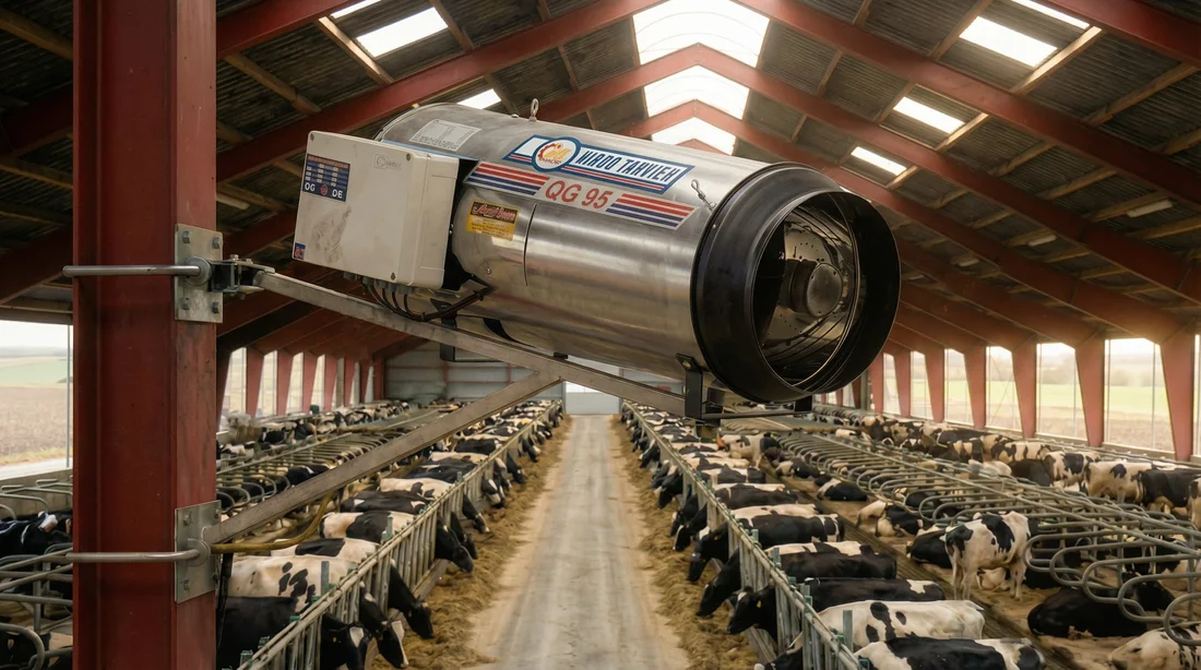 کاربرد جت هیتر در دامداری ها