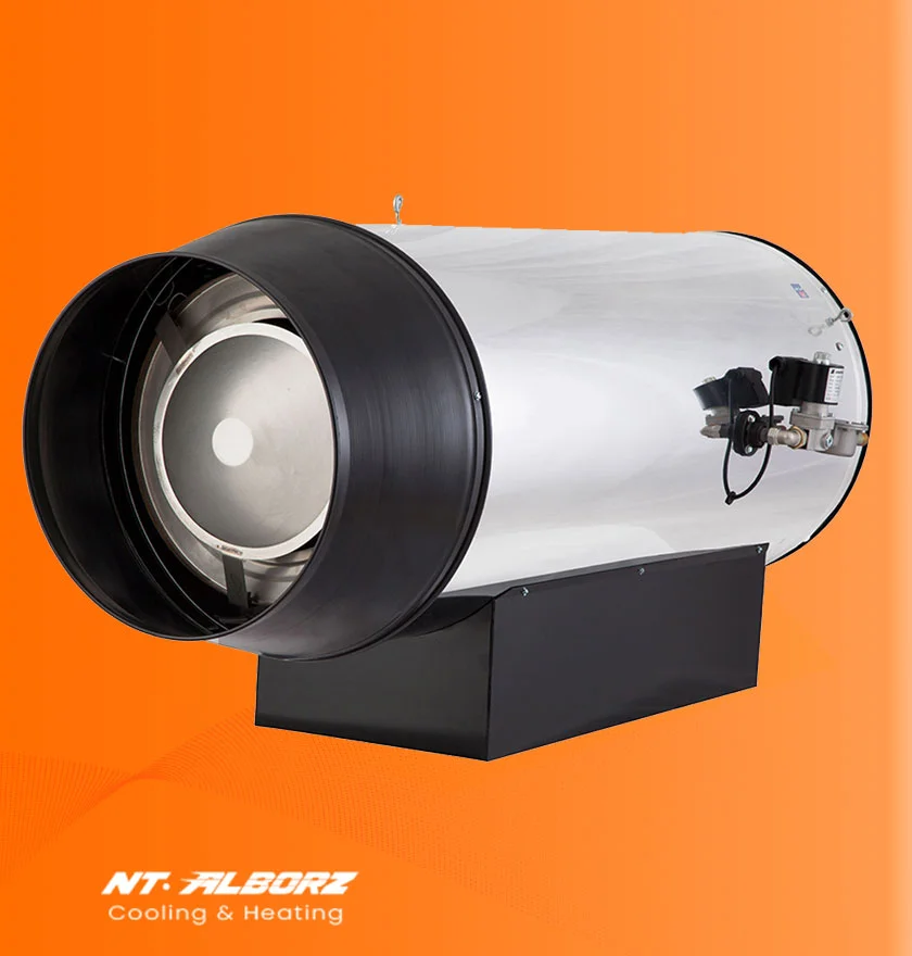 جت هیتر دوموتوره گازی البرز مدل 2G-100