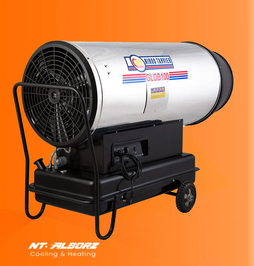 جت هیتر دوگانه سوز باکدار البرز مدل GLDB-100