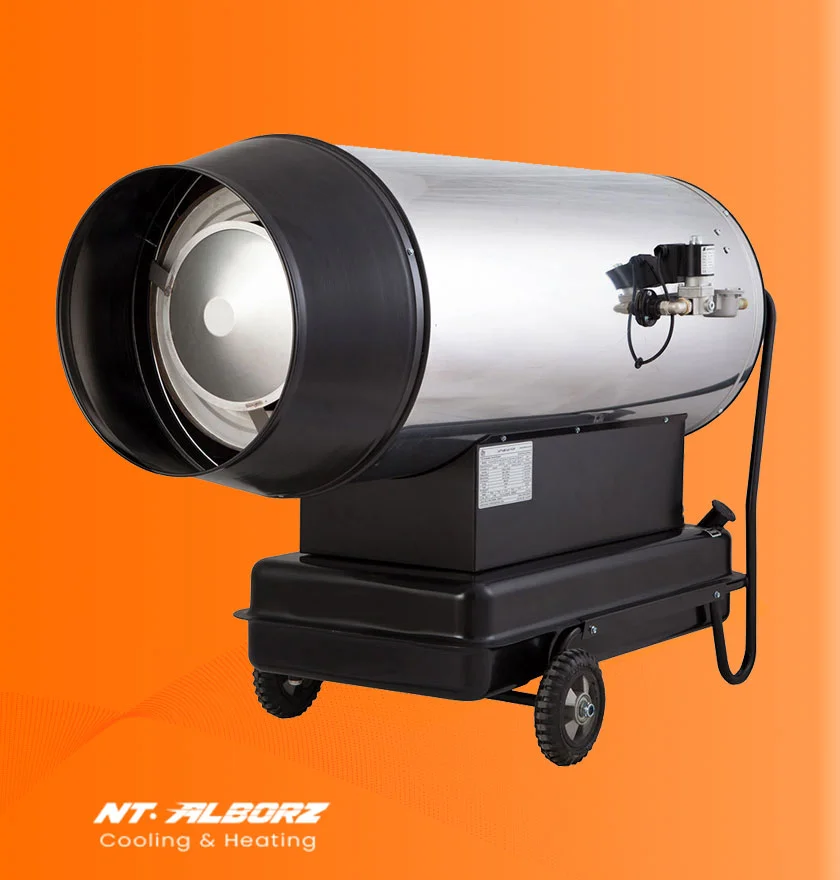 جت هیتر دوگانه سوز باکدار البرز مدل GLDB-100