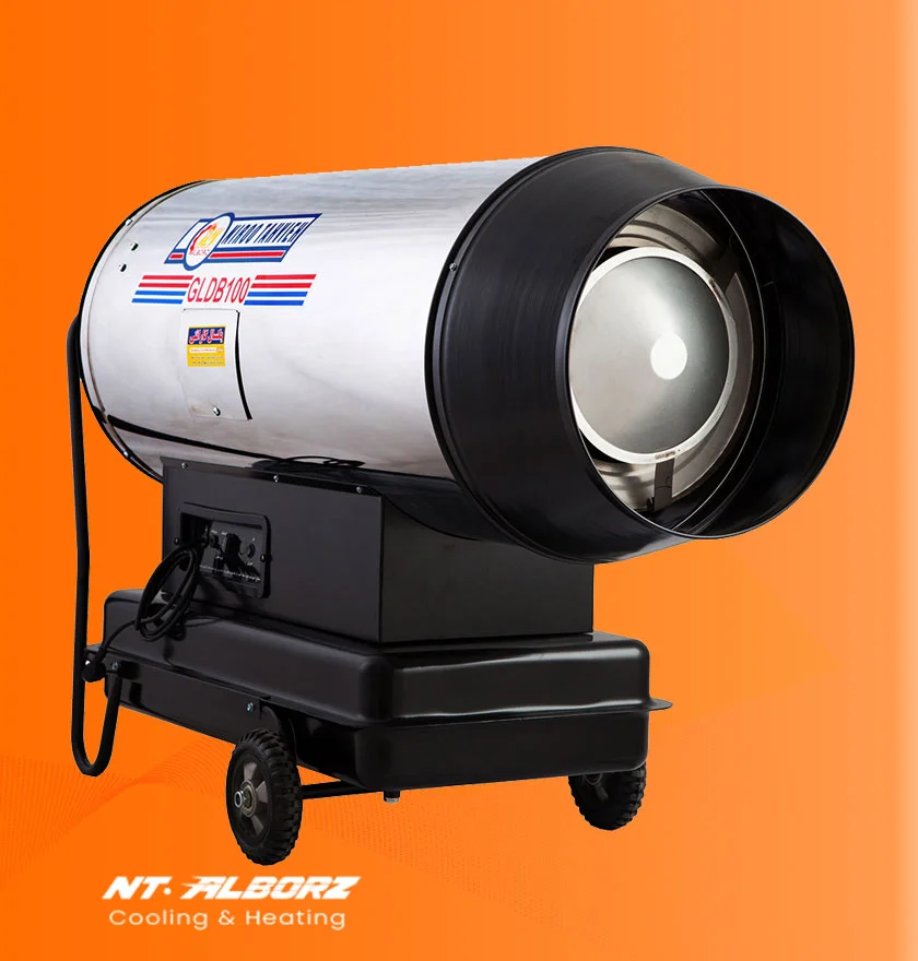جت هیتر دوگانه سوز باکدار GLDB-100